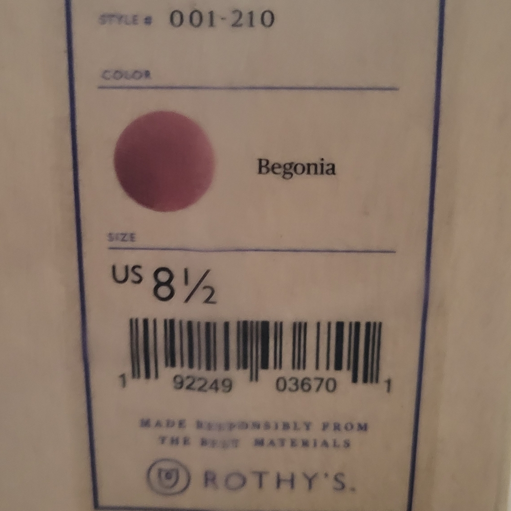 Rothy's Pink Knit Ballet Flats - Lightweight Slip-Ons-Begonia - Picture 4 of 4
